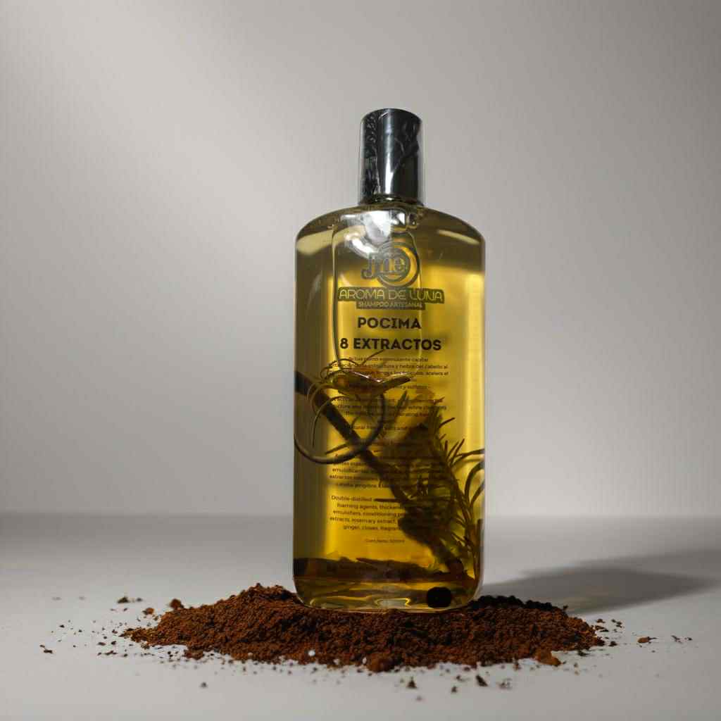 "Pócima 8 Extractos" Shampoo Natural Revitalizante